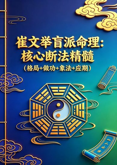 《崔文举盲派八字命理核心断法精髓-格局+做功+象法+应期》PDF电子书_易经玄学资料网