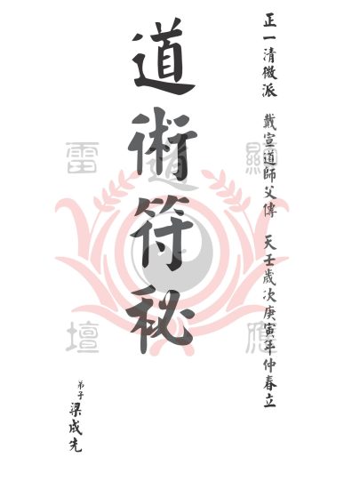 《戴家道术符秘一宗》PDF电子书_易经玄学资料网