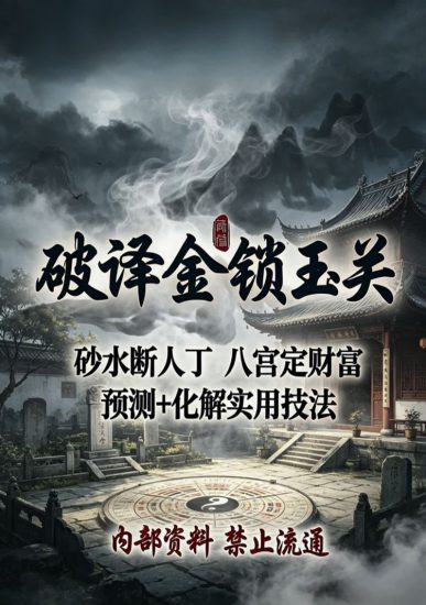 《破译金锁玉关》PDF电子书_易经玄学资料网